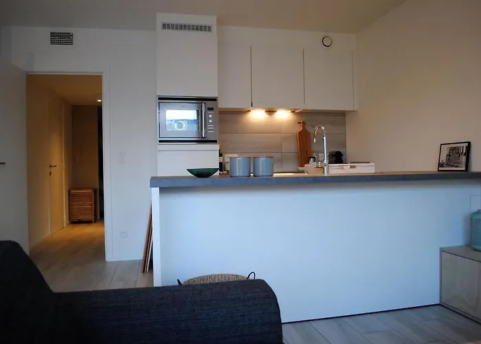 Apartmán Modern, Gezellig Met Ruim Terras En Garage In